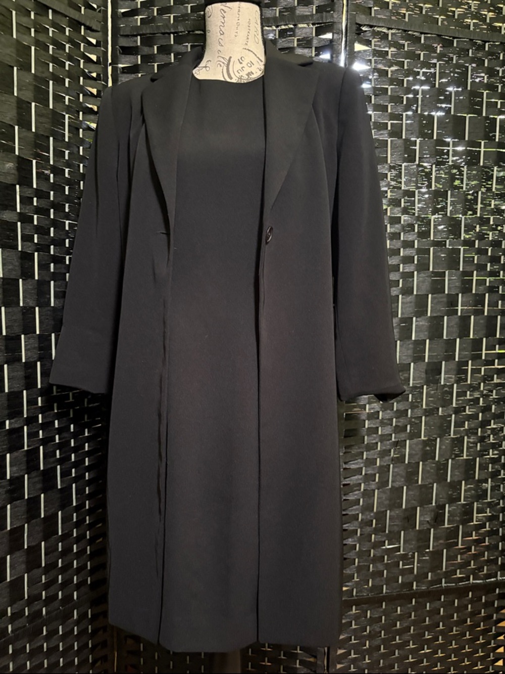 Lena Gabrielle New York Short Sleeve Sheath Dress w/ Long Jacket Ladies 10